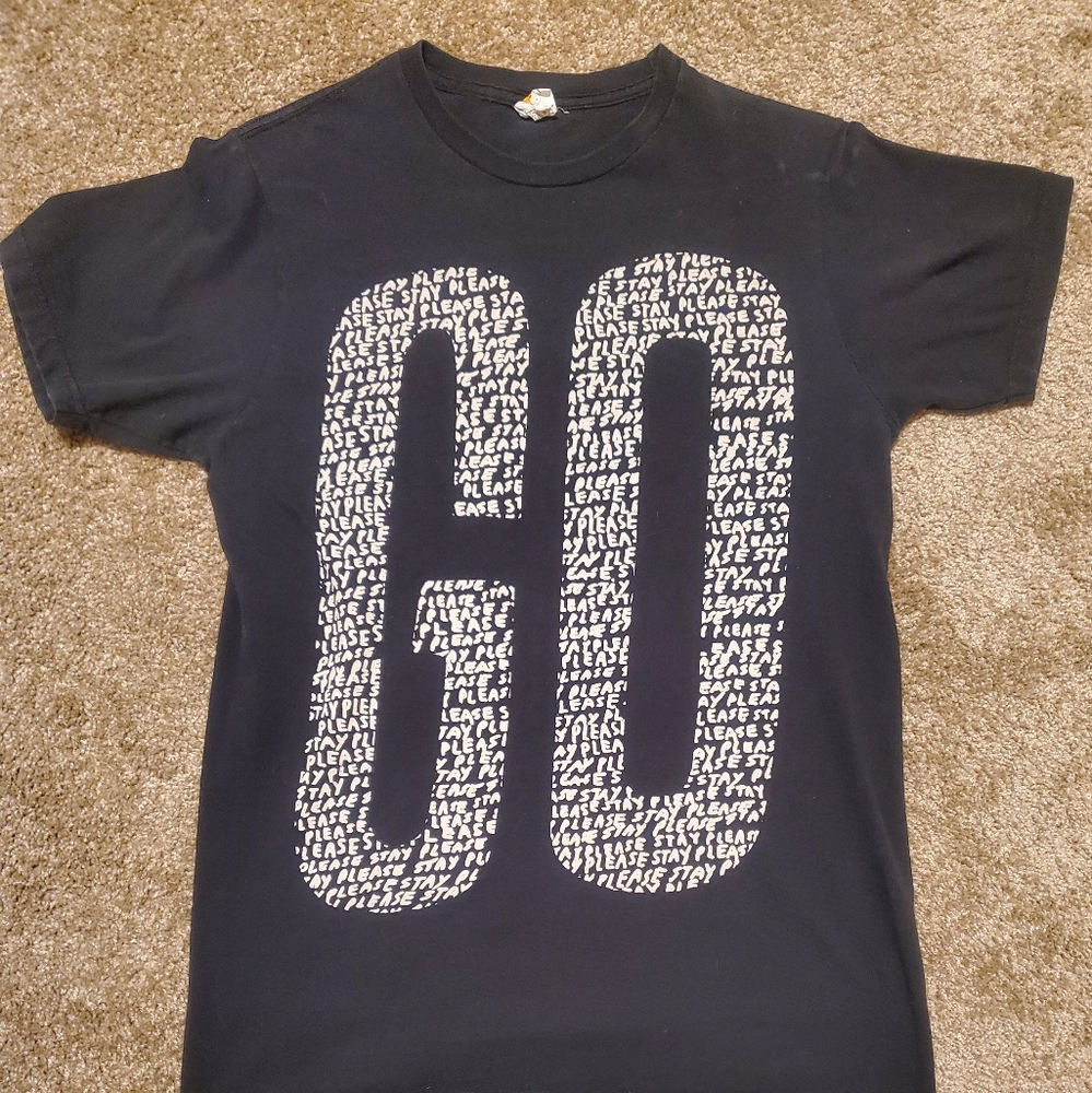 Tegan and Sara rare retired "Now I'm All Messed Up" lyric T-shirt